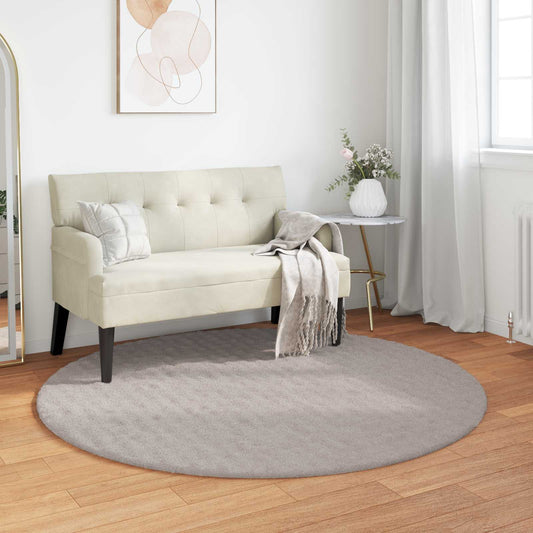 vidaXL Χαλιά χώρου Γύρος Άμμος Ø 160 CM