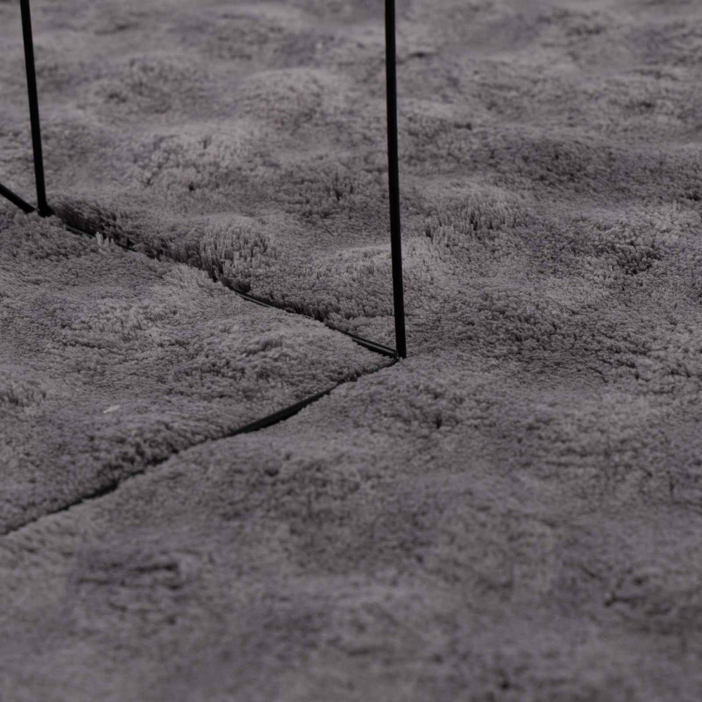 vidaXL Χαλιά χώρου Ορθογώνιος Ανθρακί 150 x 80 cm