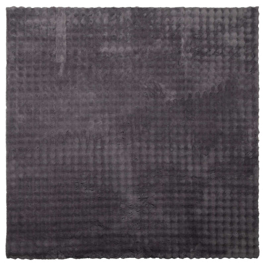 vidaXL Χαλιά χώρου τετράγωνο Ανθρακί 120 x 120 cm