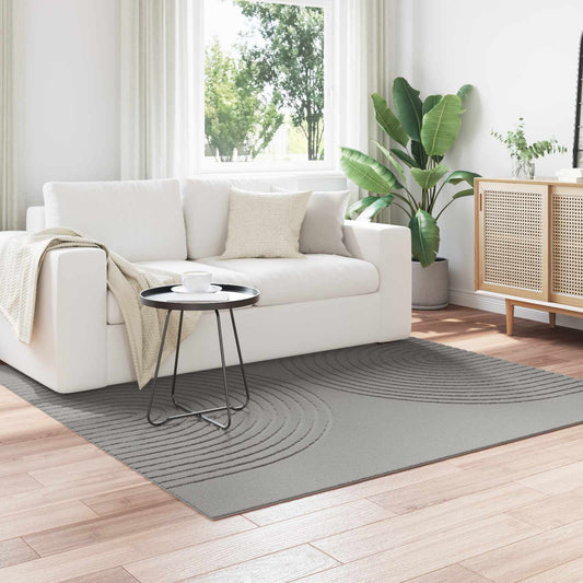 vidaXL Χαλιά χώρου τετράγωνο GALATI Γκρι 120 x 120 cm Πολυεστέρας
