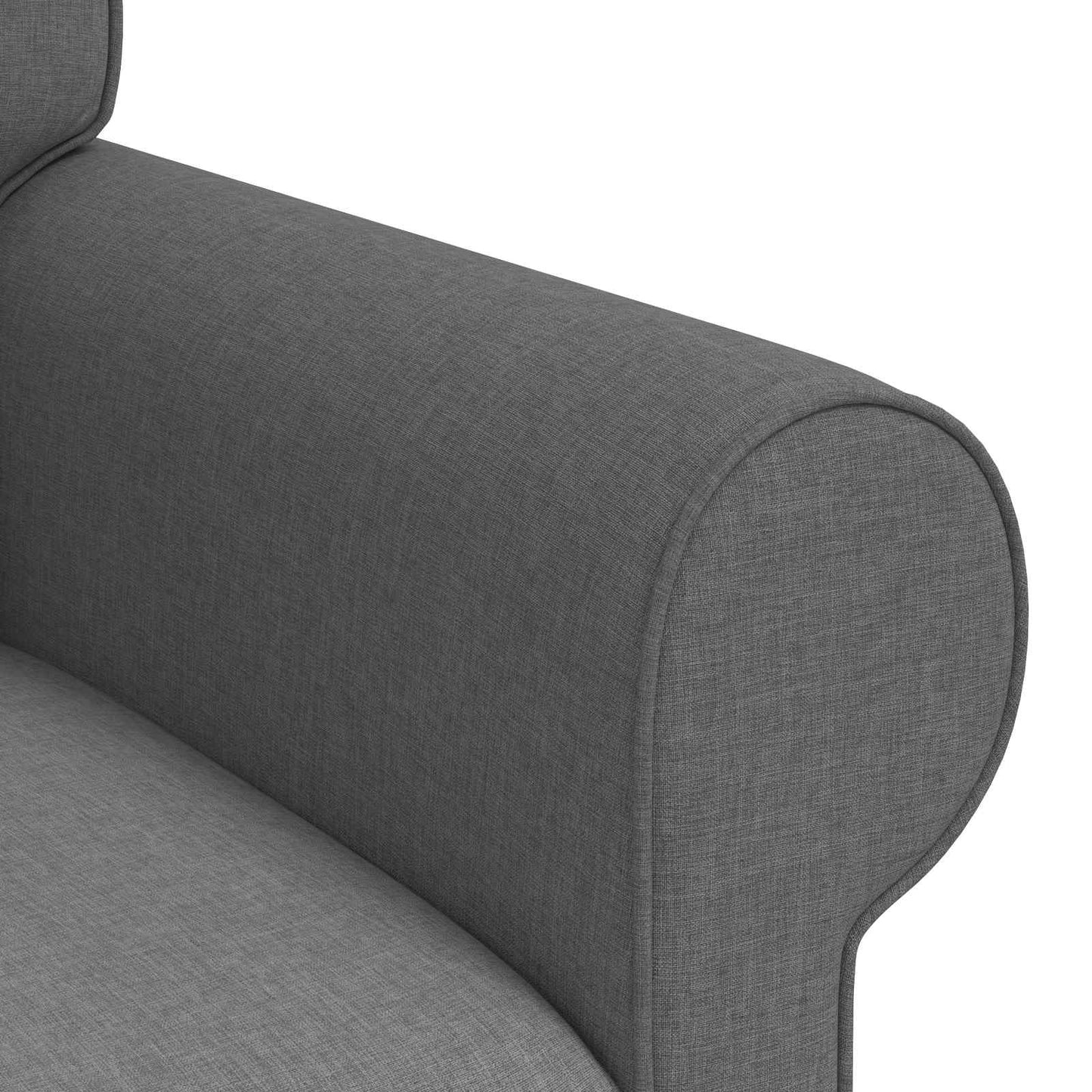 vidaXL Σετ Καναπέ 2 pcs Σκούρο Γκρι 155 x 82 x 80 εκ ύφασμα