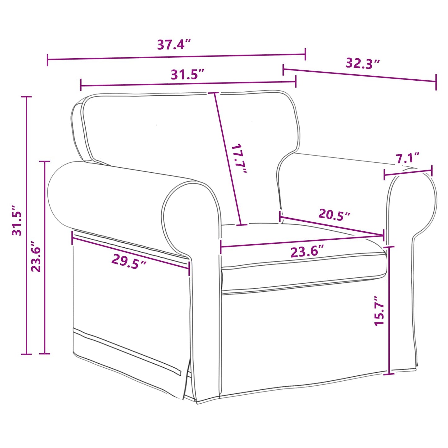 vidaXL Σετ Καναπέ 2 pcs Σκούρο Γκρι 155 x 82 x 80 εκ ύφασμα