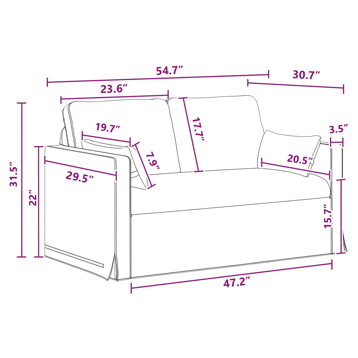 vidaXL Σετ Καναπέ 2 pcs Σκούρο Γκρι 139 x 78 x 80 εκ ύφασμα