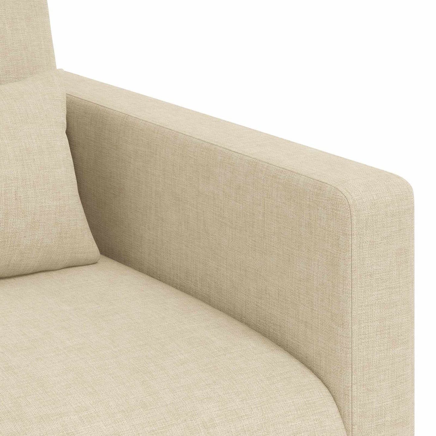 vidaXL Σετ Καναπέ 2 pcs Κρεμ 139 x 78 x 80 εκ ύφασμα