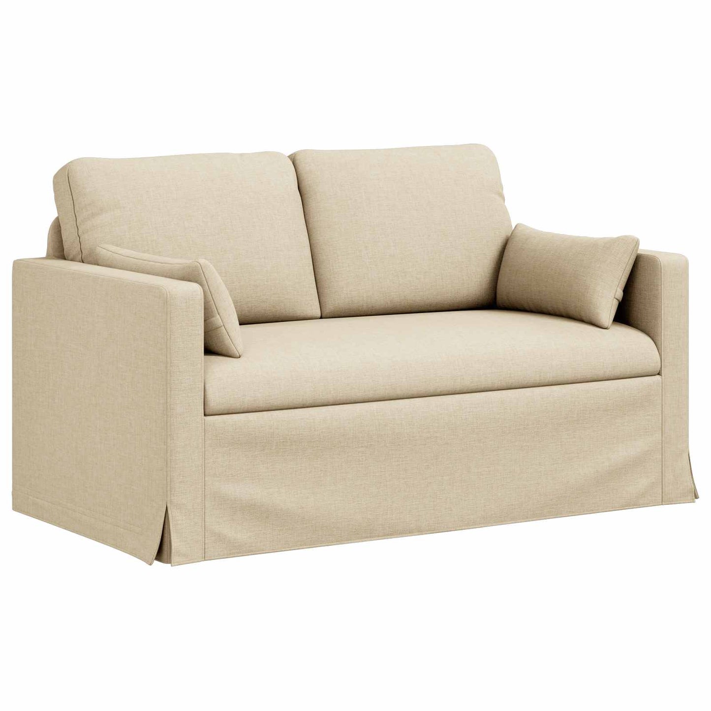 vidaXL Σετ Καναπέ 2 pcs Κρεμ 139 x 78 x 80 εκ ύφασμα