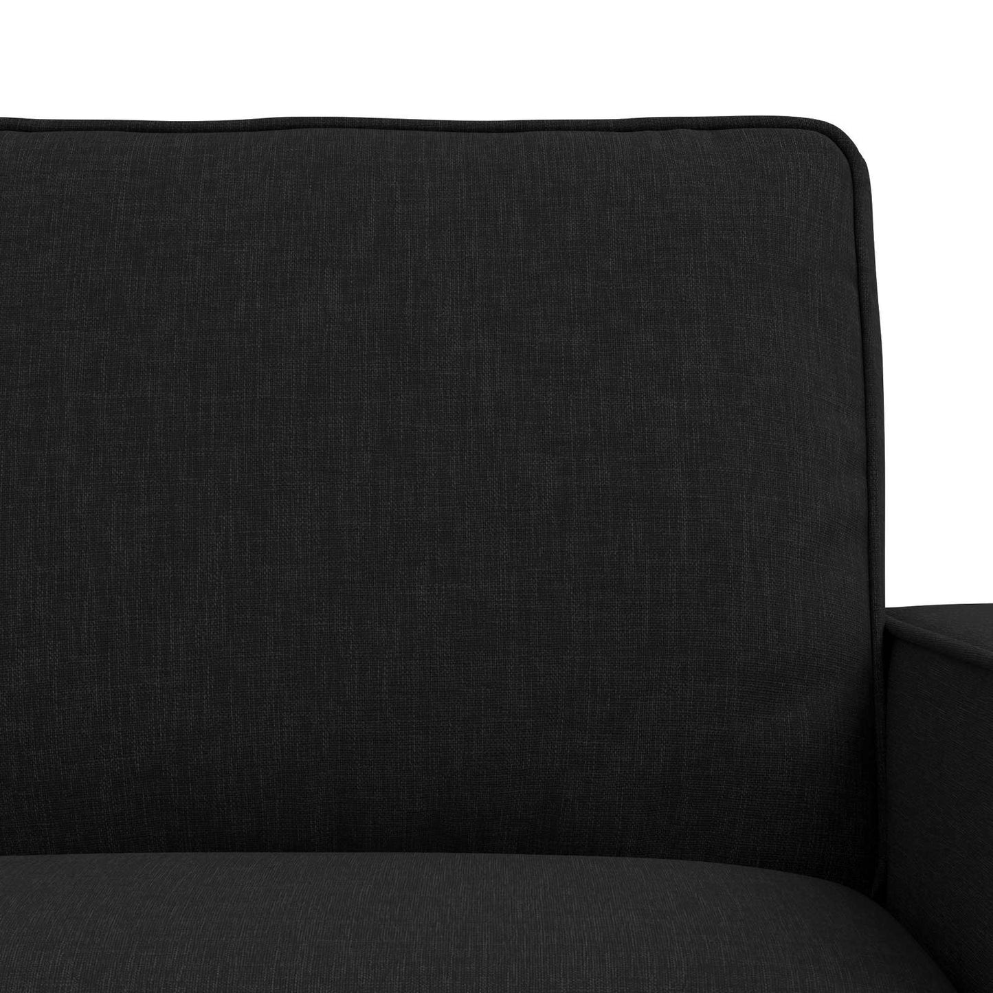 vidaXL Σετ Καναπέ 2 pcs Μαύρο 162 x 80 x 82 εκ ύφασμα