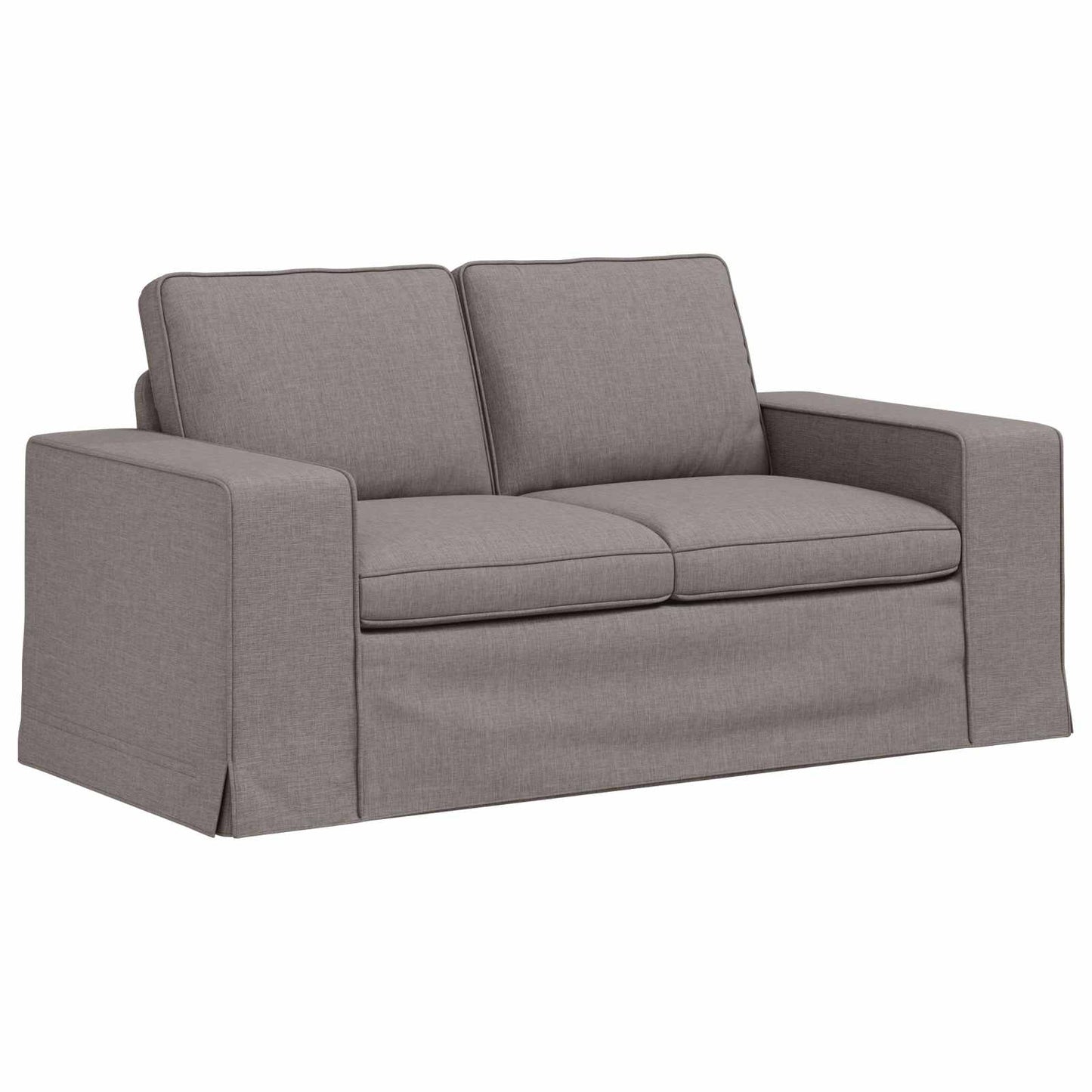 vidaXL Σετ Καναπέ 2 pcs Taupe 162 x 80 x 82 εκ ύφασμα