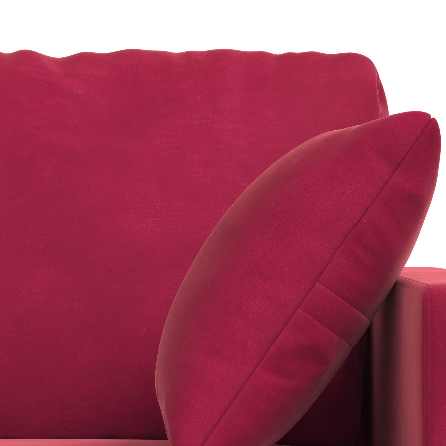vidaXL Σετ Καναπέ 2 pcs Κόκκινο 138 x 78 x 80 εκ Βελούδο