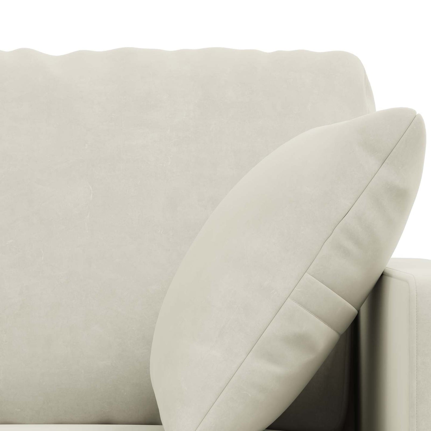 vidaXL Σετ Καναπέ 2 pcs Κρεμ 138 x 78 x 80 εκ Βελούδο