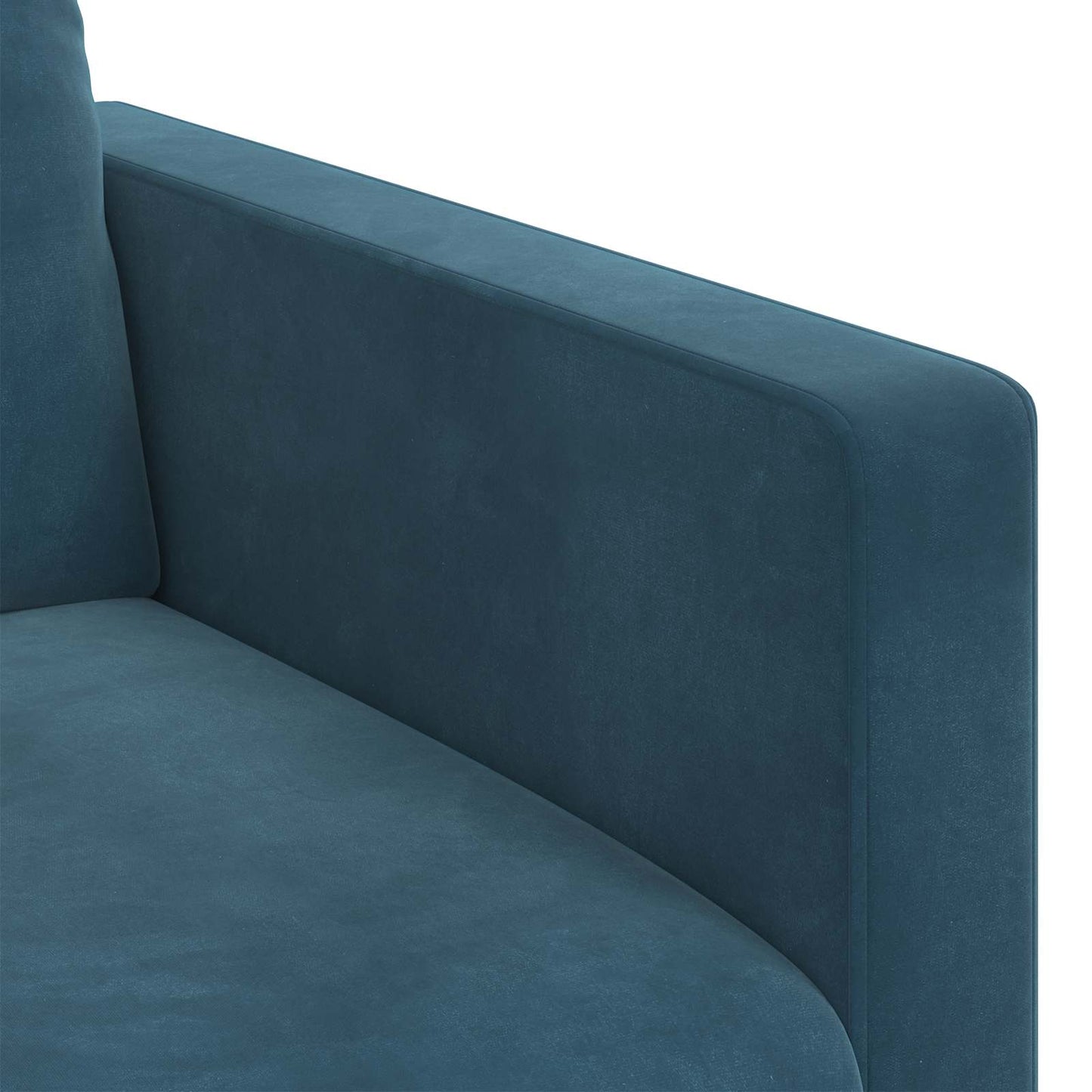 vidaXL Σετ Καναπέ 2 pcs Μπλε 138 x 78 x 80 εκ Βελούδο