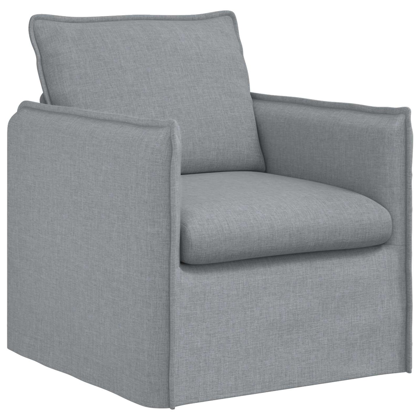 vidaXL Σετ Καναπέ 2 pcs Ανοιχτό γκρι 136 x 82 x 85 εκ Ύφασμα