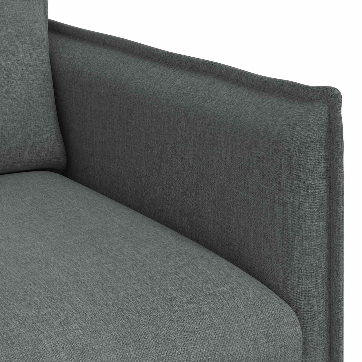 vidaXL Σετ Καναπέ 2 pcs Σκούρο Γκρι 136 x 82 x 85 εκ Ύφασμα
