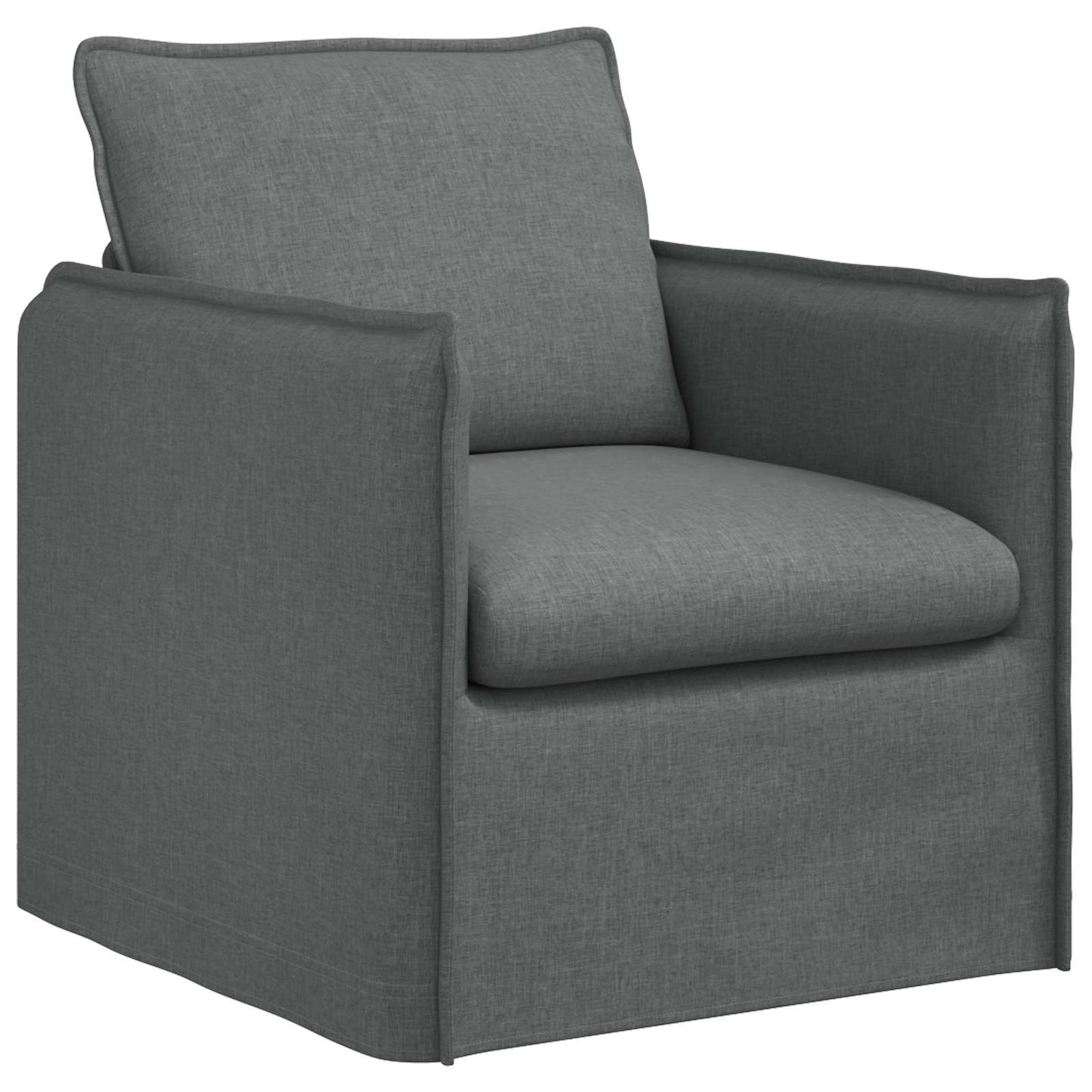 vidaXL Σετ Καναπέ 2 pcs Σκούρο Γκρι 136 x 82 x 85 εκ Ύφασμα