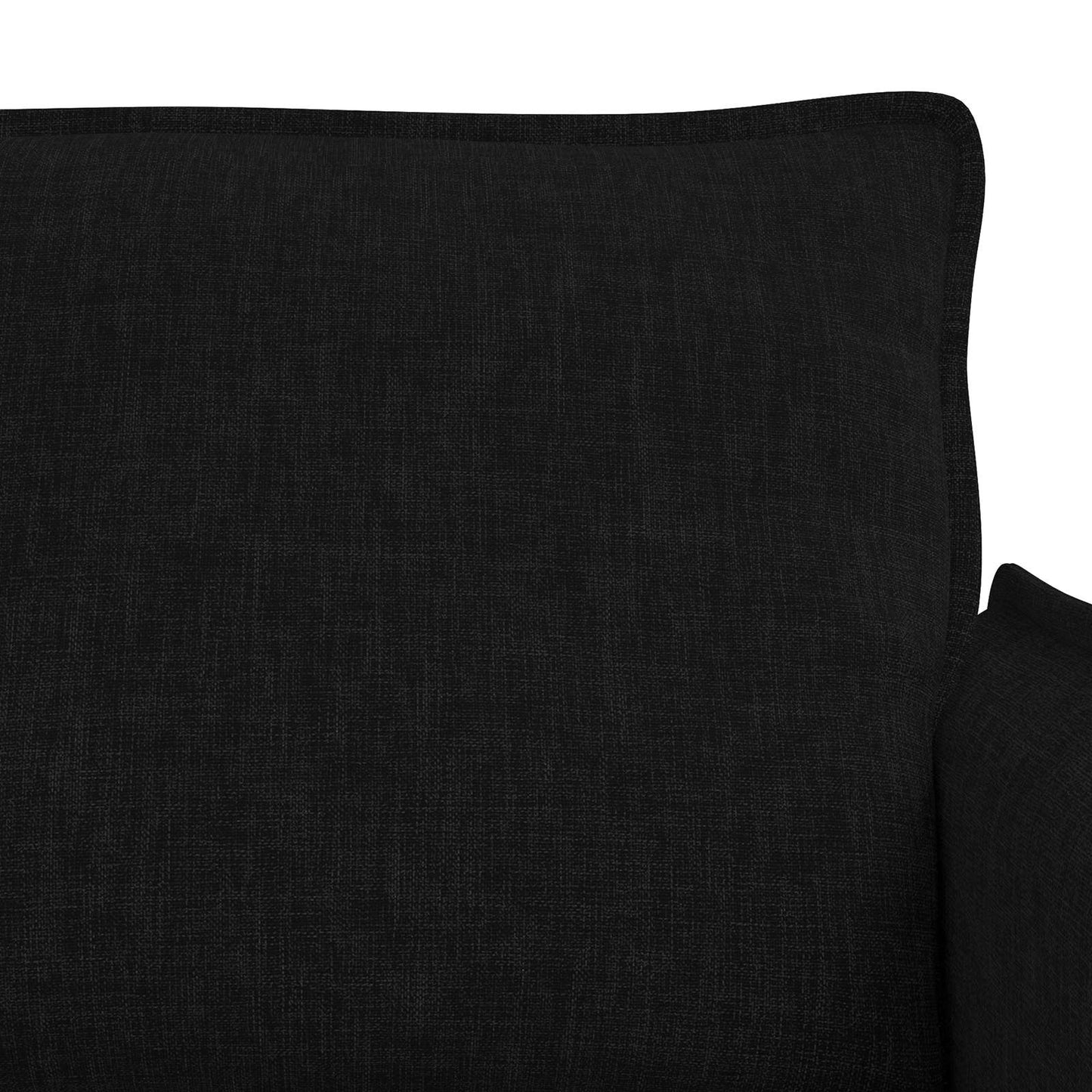 vidaXL Σετ Καναπέ 2 pcs Μαύρο 136 x 82 x 85 εκ Ύφασμα