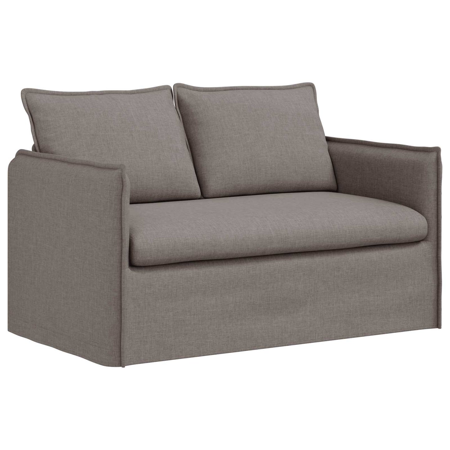 vidaXL Σετ Καναπέ 2 pcs Taupe 136 x 82 x 85 εκ Ύφασμα