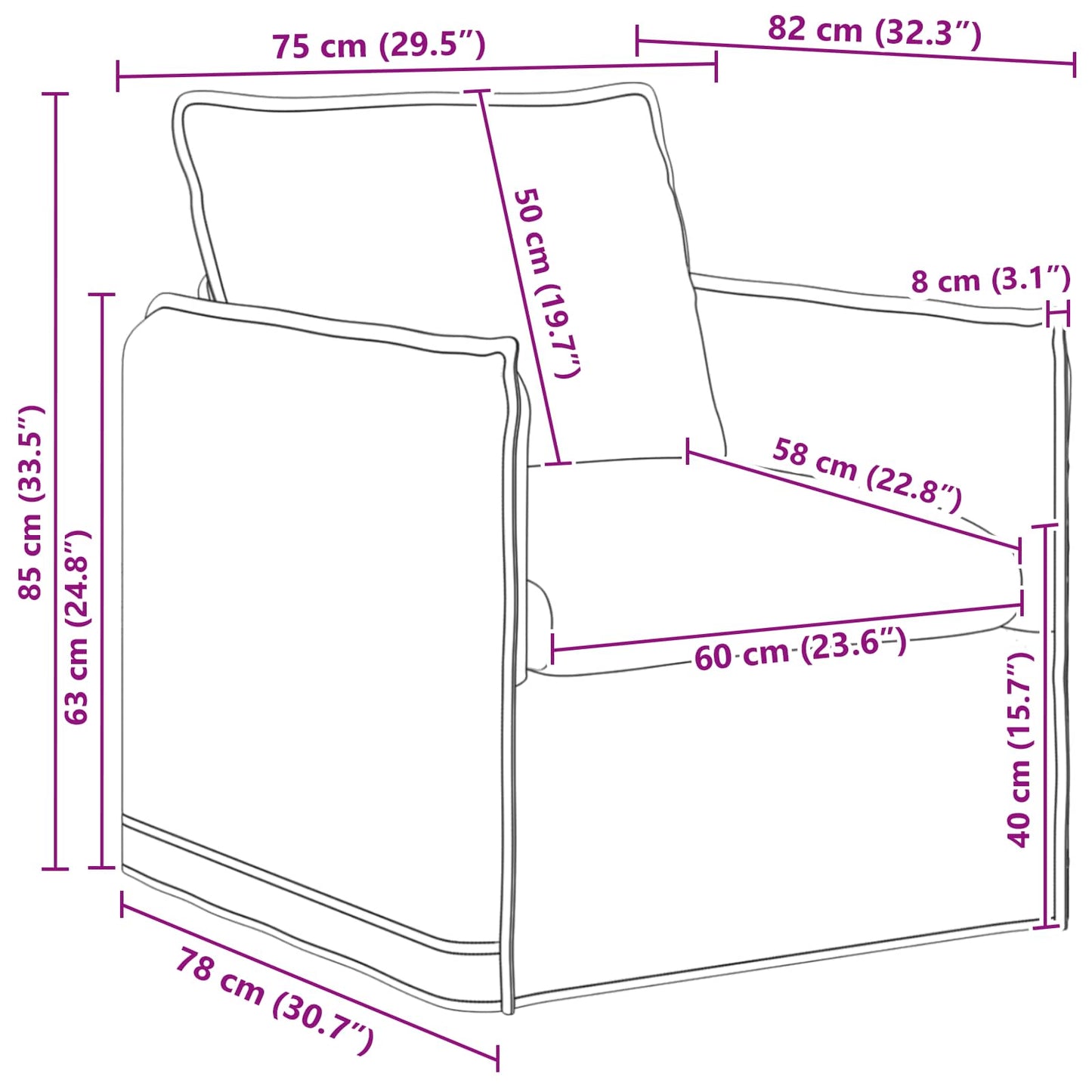 vidaXL Σετ Καναπέ 2 pcs Taupe 136 x 82 x 85 εκ Ύφασμα