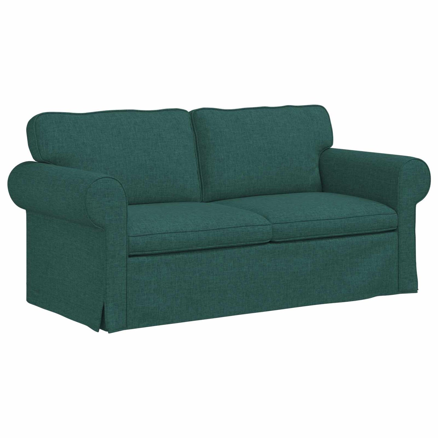 vidaXL Σετ Καναπέ 2 pcs Σκούρο Πράσινο 175 x 82 x 80 εκ ύφασμα