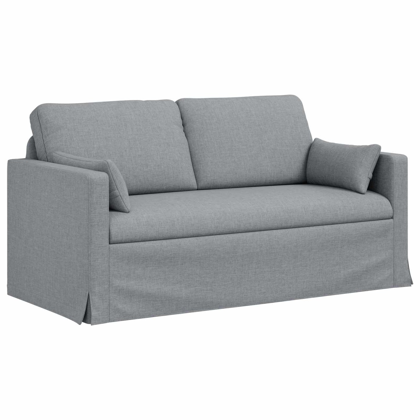 vidaXL Σετ Καναπέ 2 pcs Ανοιχτό γκρι 158 x 78 x 80 εκ ύφασμα