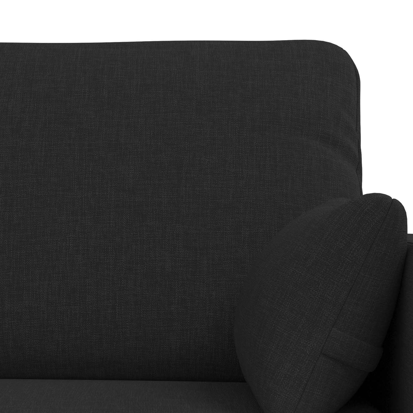 vidaXL Σετ Καναπέ 2 pcs Μαύρο 158 x 78 x 80 εκ ύφασμα
