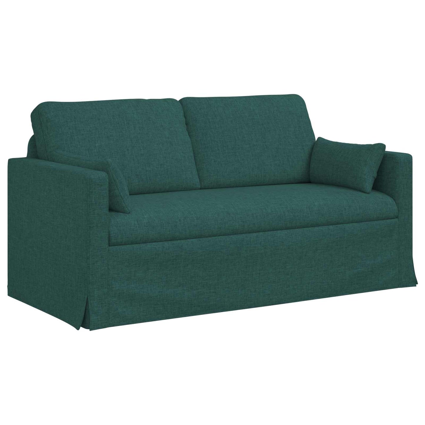 vidaXL Σετ Καναπέ 2 pcs Σκούρο Πράσινο 158 x 78 x 80 εκ ύφασμα