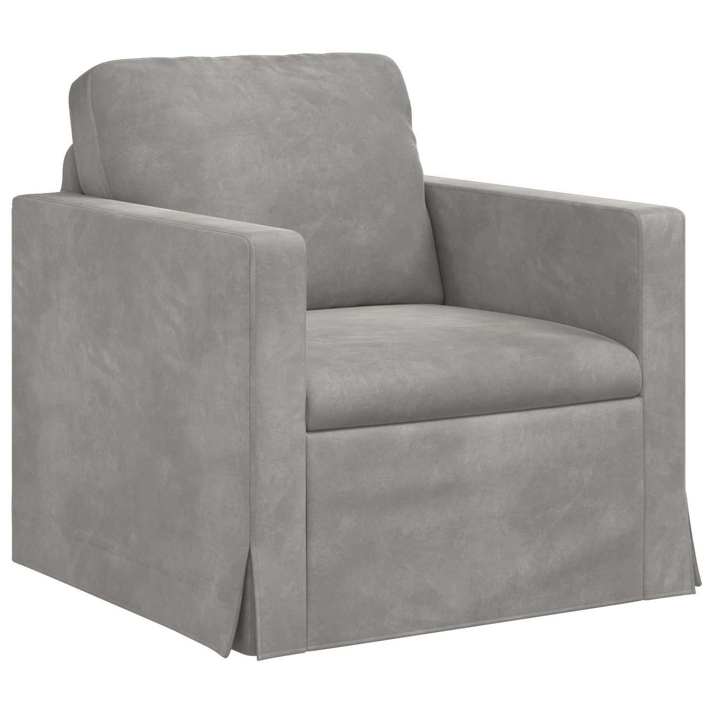 vidaXL Σετ Καναπέ 2 pcs Ανοιχτό γκρι 158 x 78 x 80 εκ Βελούδο