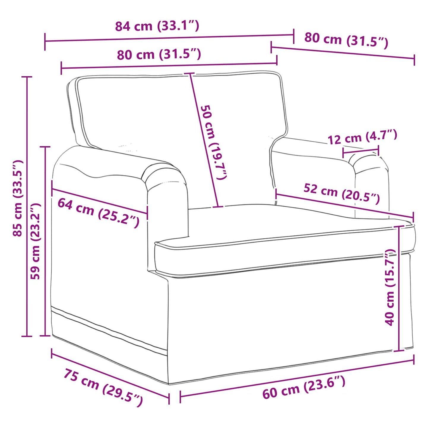 vidaXL Σετ Καναπέ 2 pcs Σκούρο Γκρι 162 x 80 x 85 εκ ύφασμα