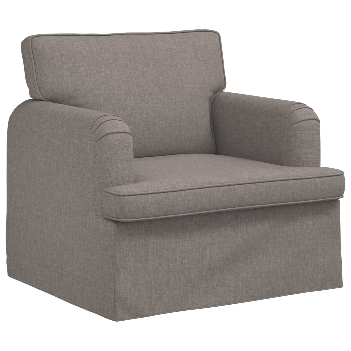 vidaXL Σετ Καναπέ 2 pcs Taupe 162 x 80 x 85 εκ ύφασμα