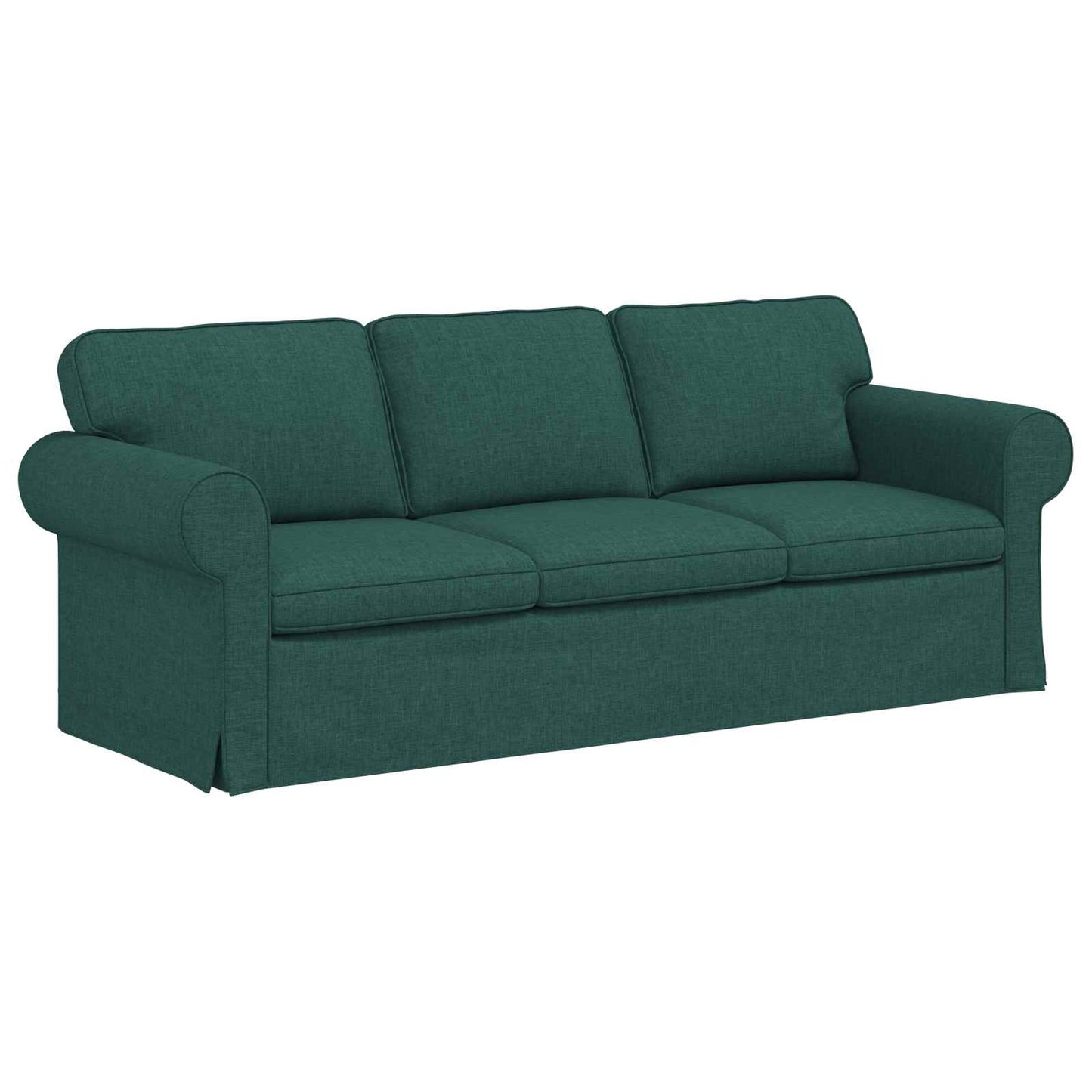 vidaXL Σετ Καναπέ 2 pcs Σκούρο Πράσινο 215 x 82 x 80 εκ ύφασμα