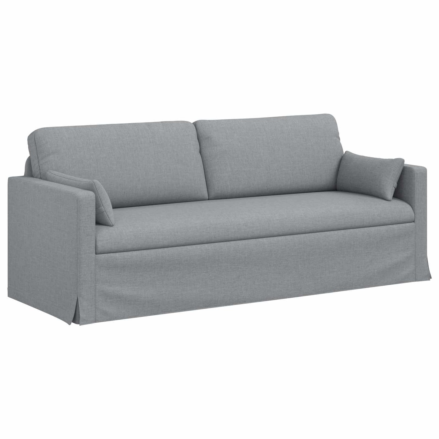 vidaXL Σετ Καναπέ 2 pcs Ανοιχτό γκρι 198 x 78 x 80 εκ ύφασμα