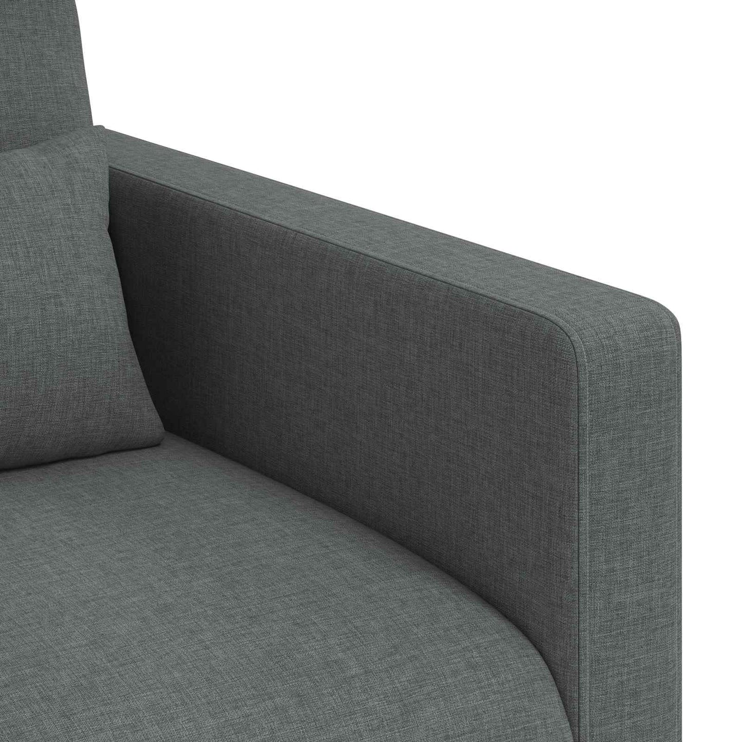 vidaXL Σετ Καναπέ 2 pcs Σκούρο Γκρι 198 x 78 x 80 εκ ύφασμα