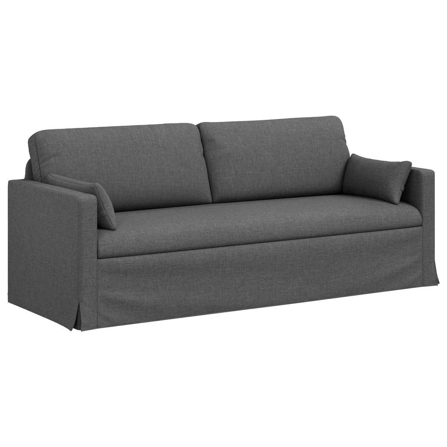 vidaXL Σετ Καναπέ 2 pcs Σκούρο Γκρι 198 x 78 x 80 εκ ύφασμα
