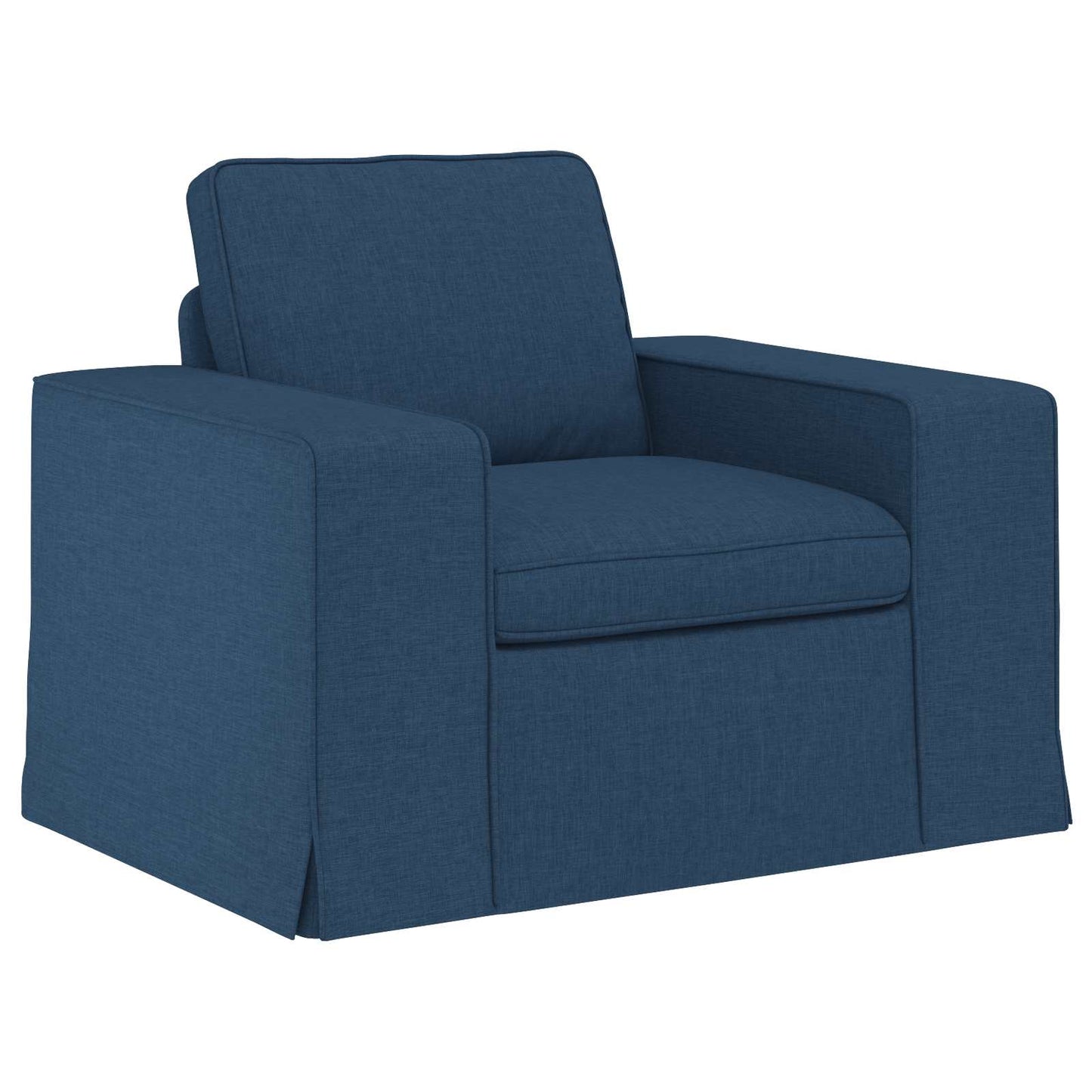 vidaXL Σετ Καναπέ 2 pcs Μπλε 222 x 80 x 82 εκ ύφασμα