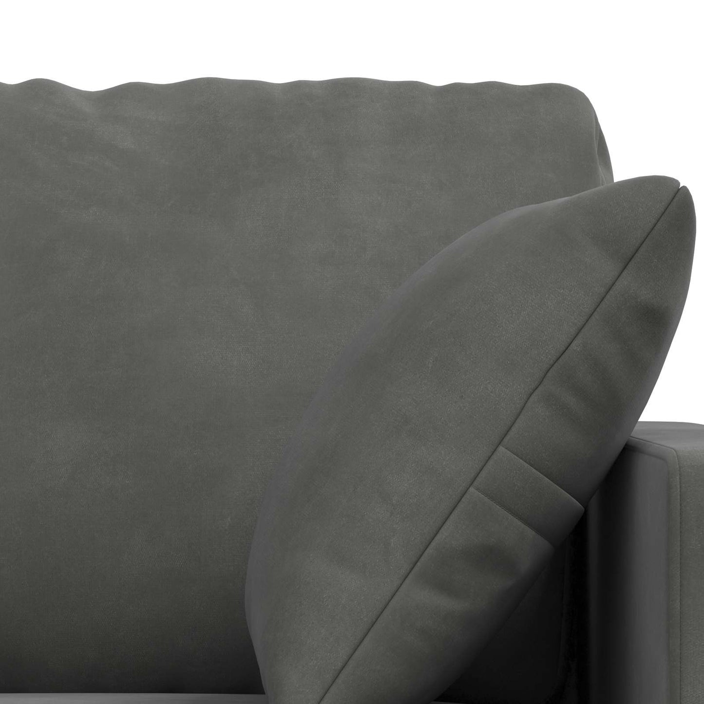 vidaXL Σετ Καναπέ 2 pcs Σκούρο Γκρι 198 x 78 x 80 εκ Βελούδο