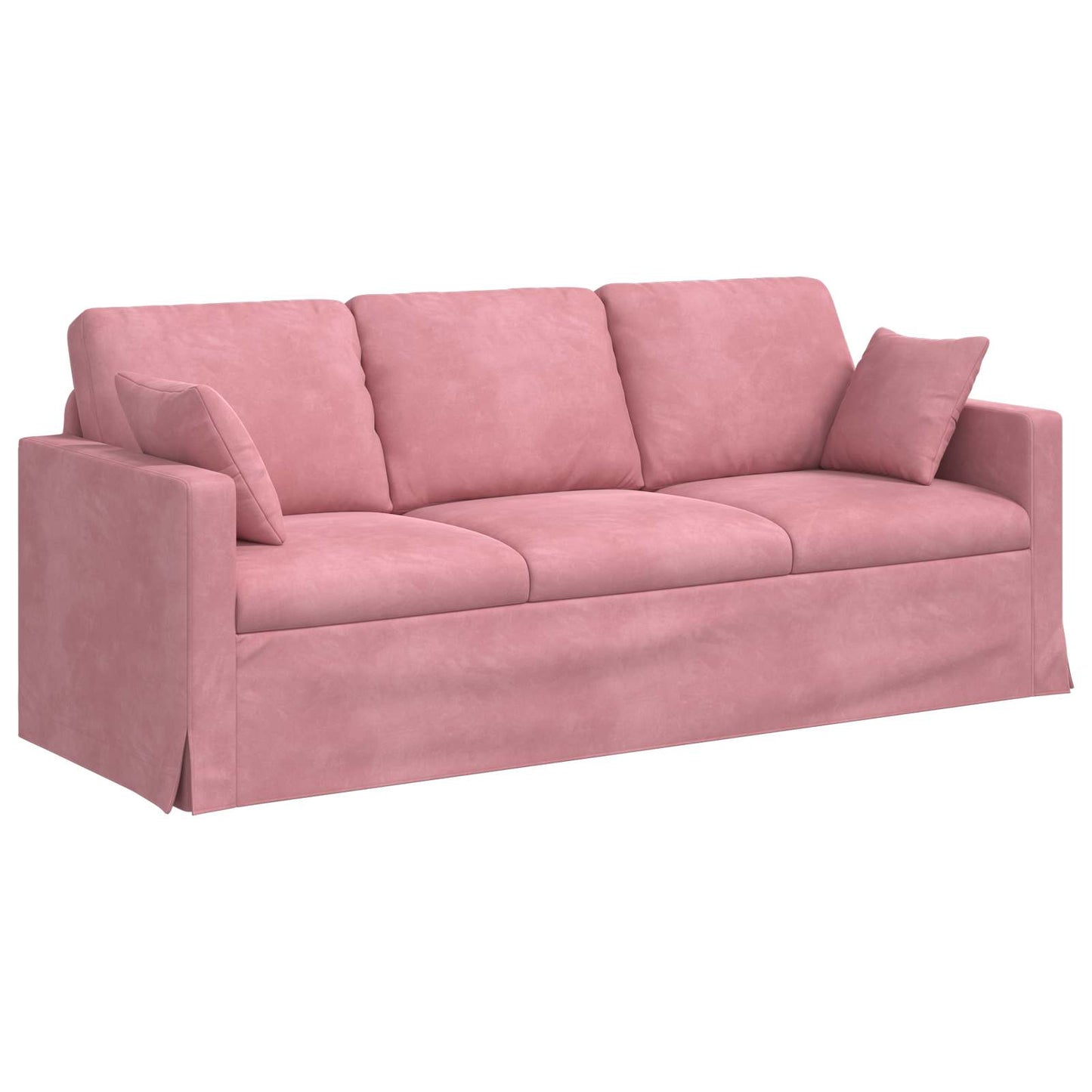 vidaXL Σετ Καναπέ 2 pcs Ροζ 198 x 78 x 80 εκ Βελούδο