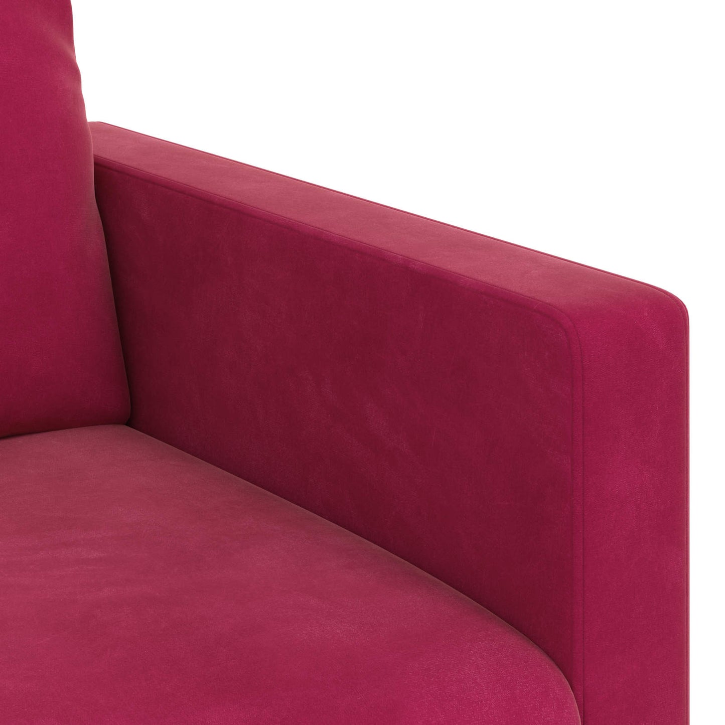 vidaXL Σετ Καναπέ 2 pcs Κόκκινο 198 x 78 x 80 εκ Βελούδο