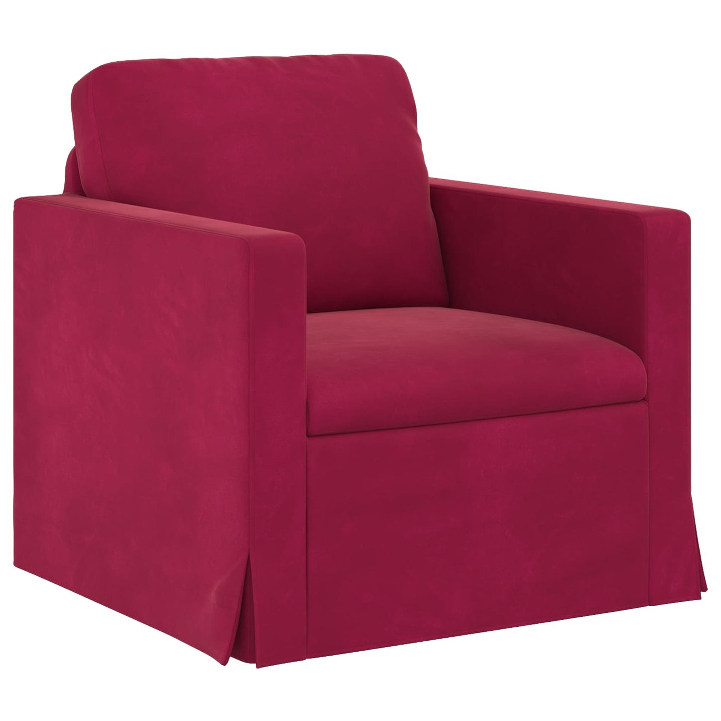 vidaXL Σετ Καναπέ 2 pcs Κόκκινο 198 x 78 x 80 εκ Βελούδο