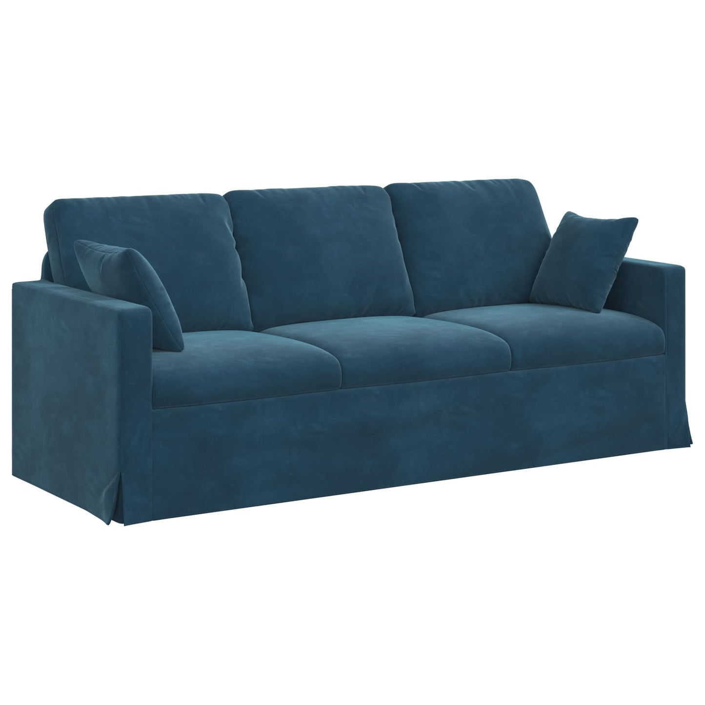 vidaXL Σετ Καναπέ 2 pcs Μπλε 198 x 78 x 80 εκ Βελούδο