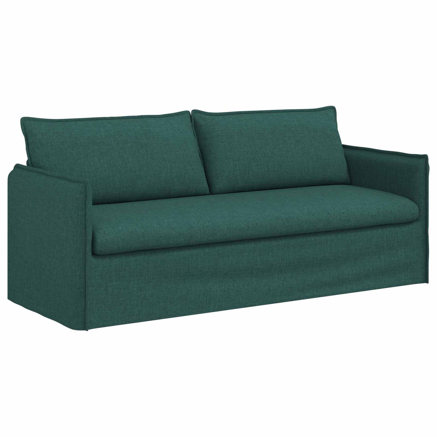 vidaXL Σετ Καναπέ 2 pcs Σκούρο Πράσινο 196 x 82 x 85 εκ Ύφασμα