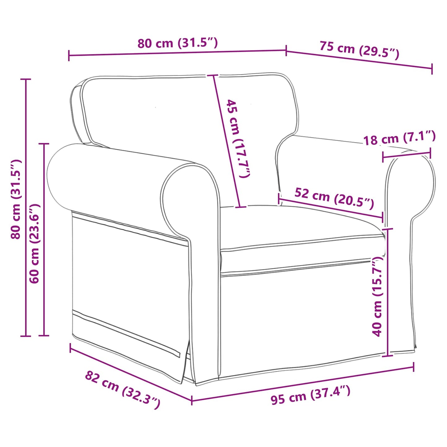 vidaXL Σετ Καναπέ 2 pcs Ανοιχτό γκρι 245 x 82 x 80 εκ ύφασμα