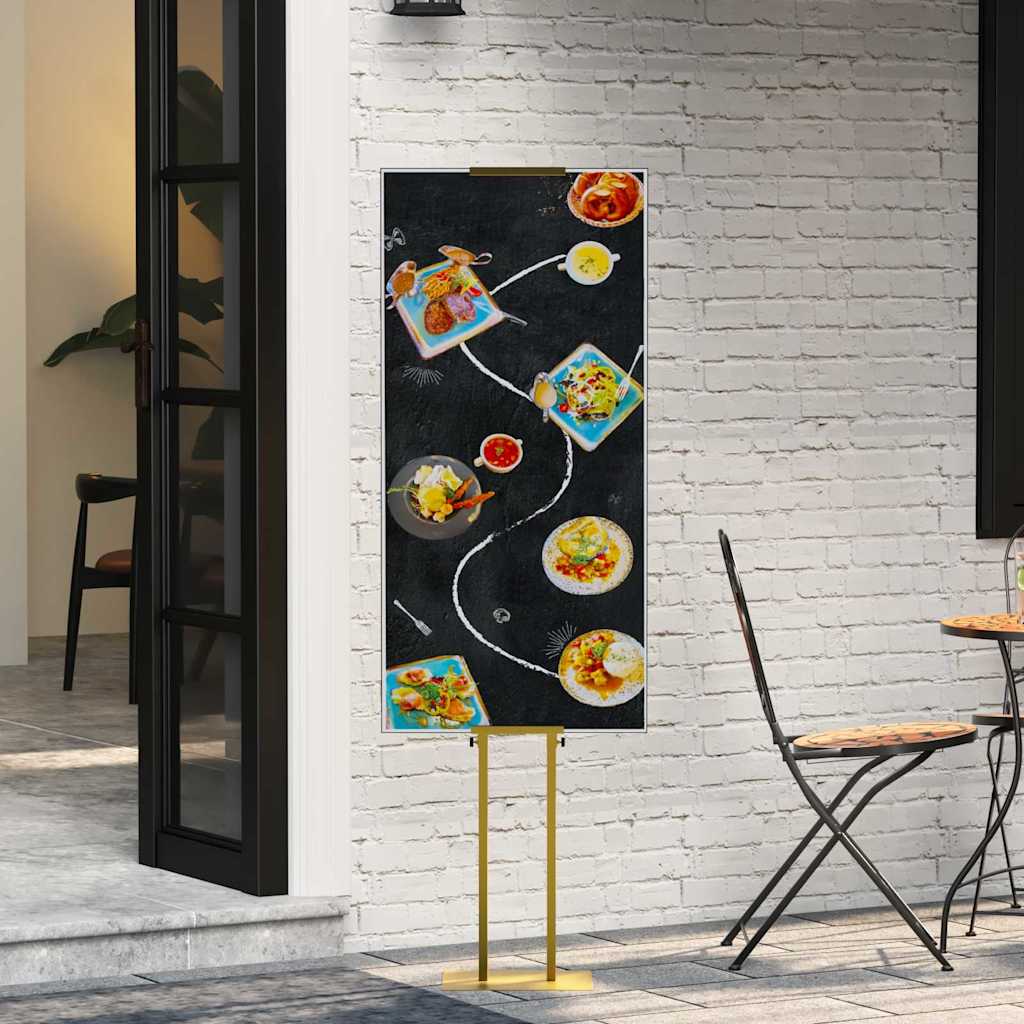 vidaXL Εκθεσιακές Οθόνες 2 pcs Χρυσό 30 x 23,5 x 210 εκ Ατσάλι