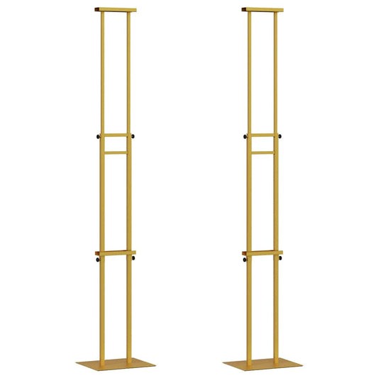 vidaXL Εκθεσιακές Οθόνες 2 pcs Χρυσό 30 x 23,5 x 210 εκ Ατσάλι