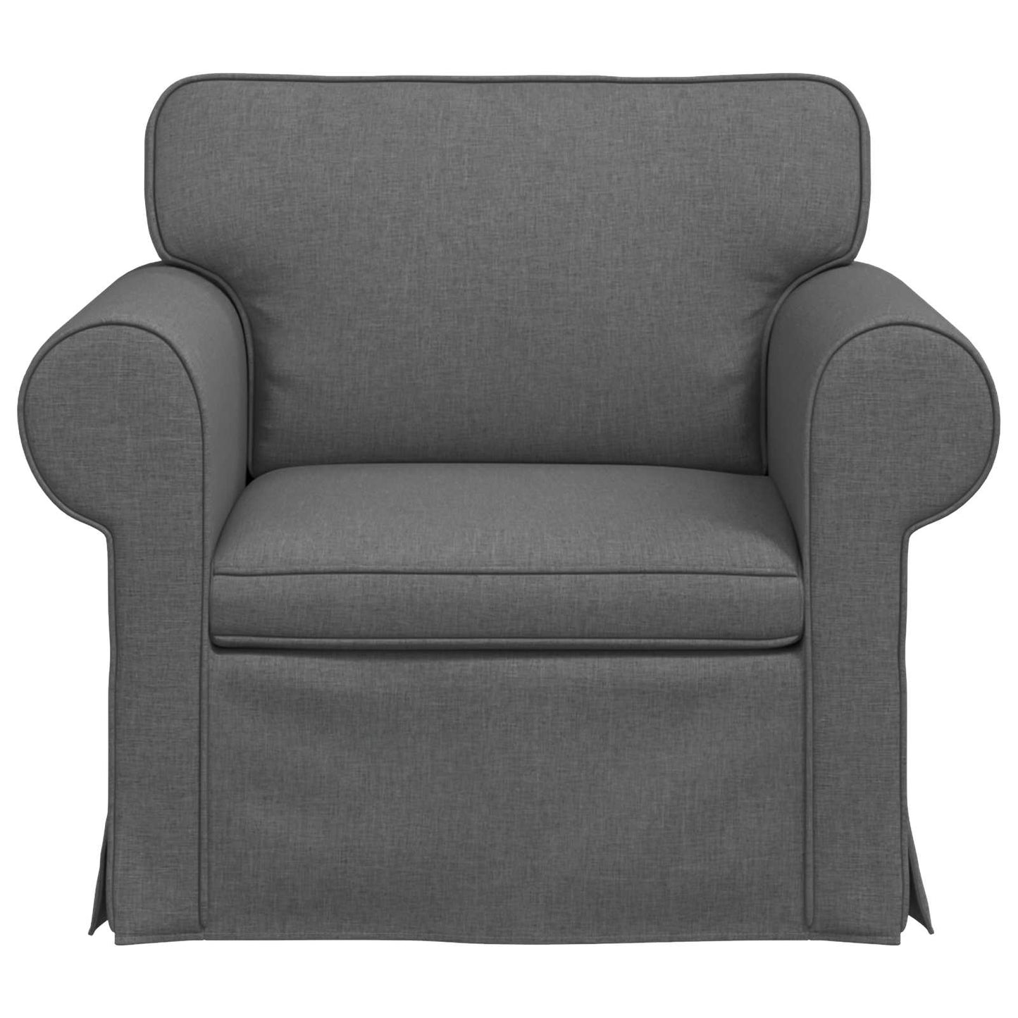 vidaXL Καναπές Σκούρο Γκρι 95 x 82 x 80 εκ ύφασμα