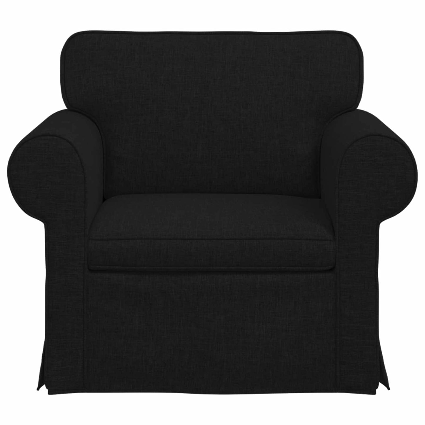 vidaXL Καναπές Μαύρο 95 x 82 x 80 εκ ύφασμα