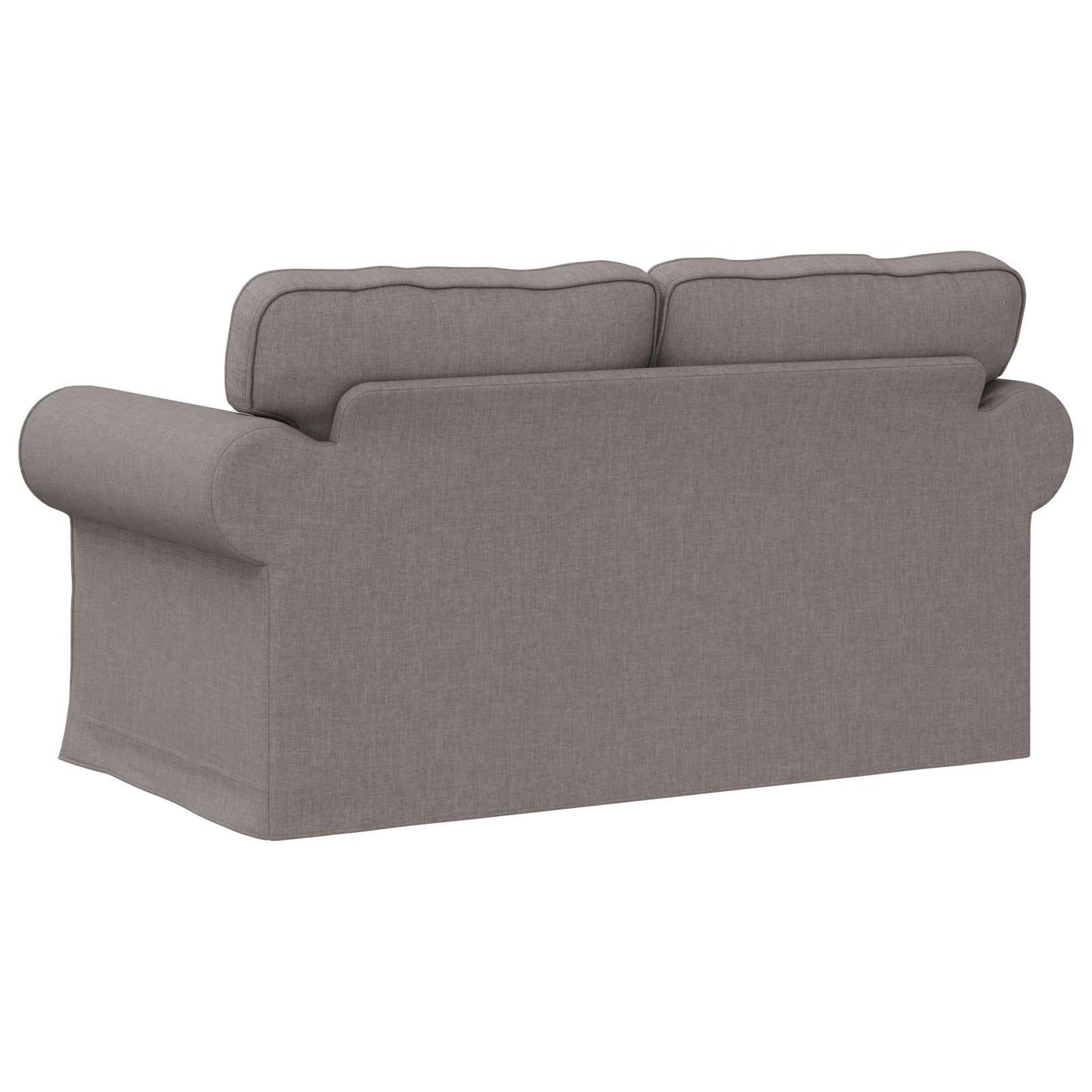 vidaXL Καναπές Taupe 155 x 82 x 80 εκ ύφασμα