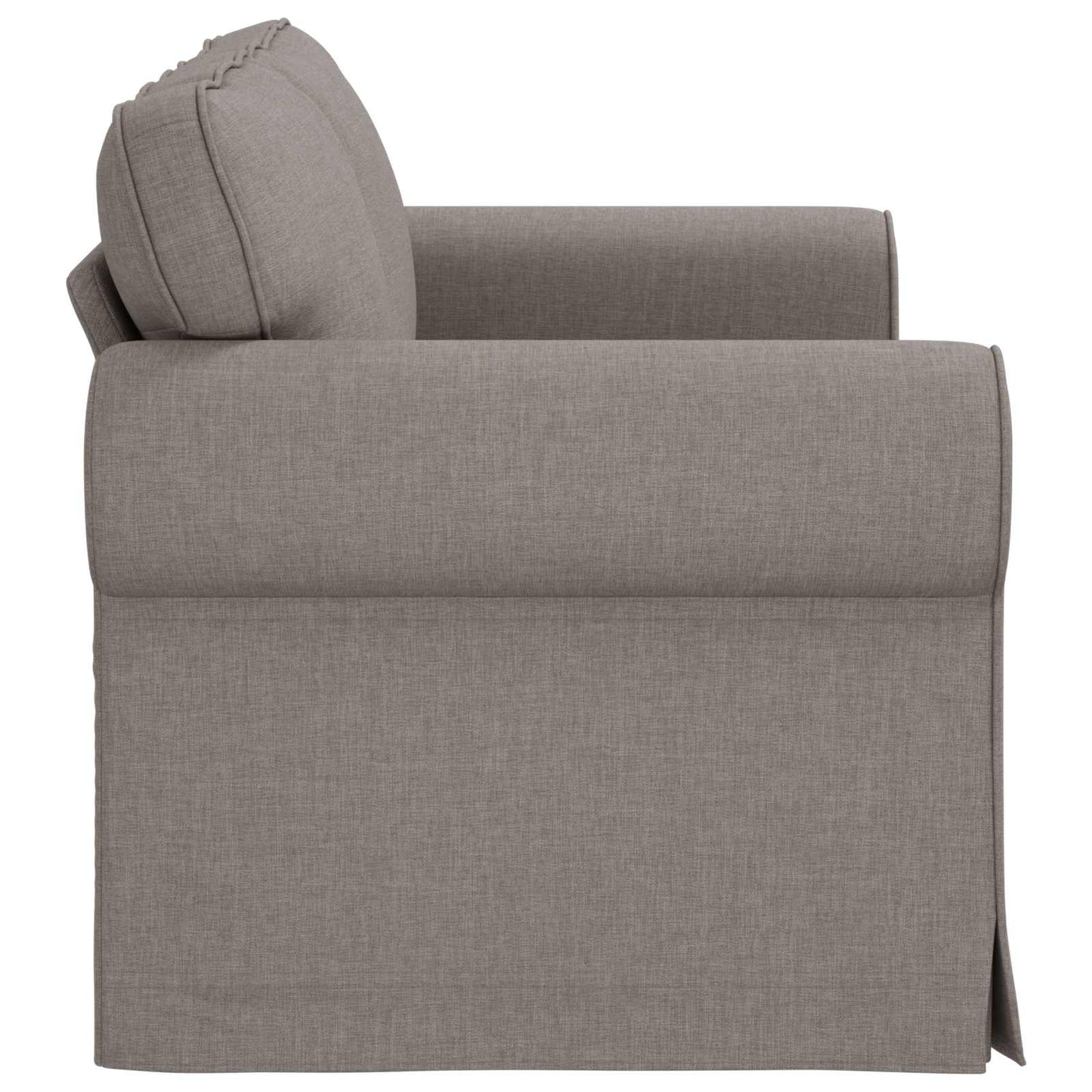 vidaXL Καναπές Taupe 155 x 82 x 80 εκ ύφασμα