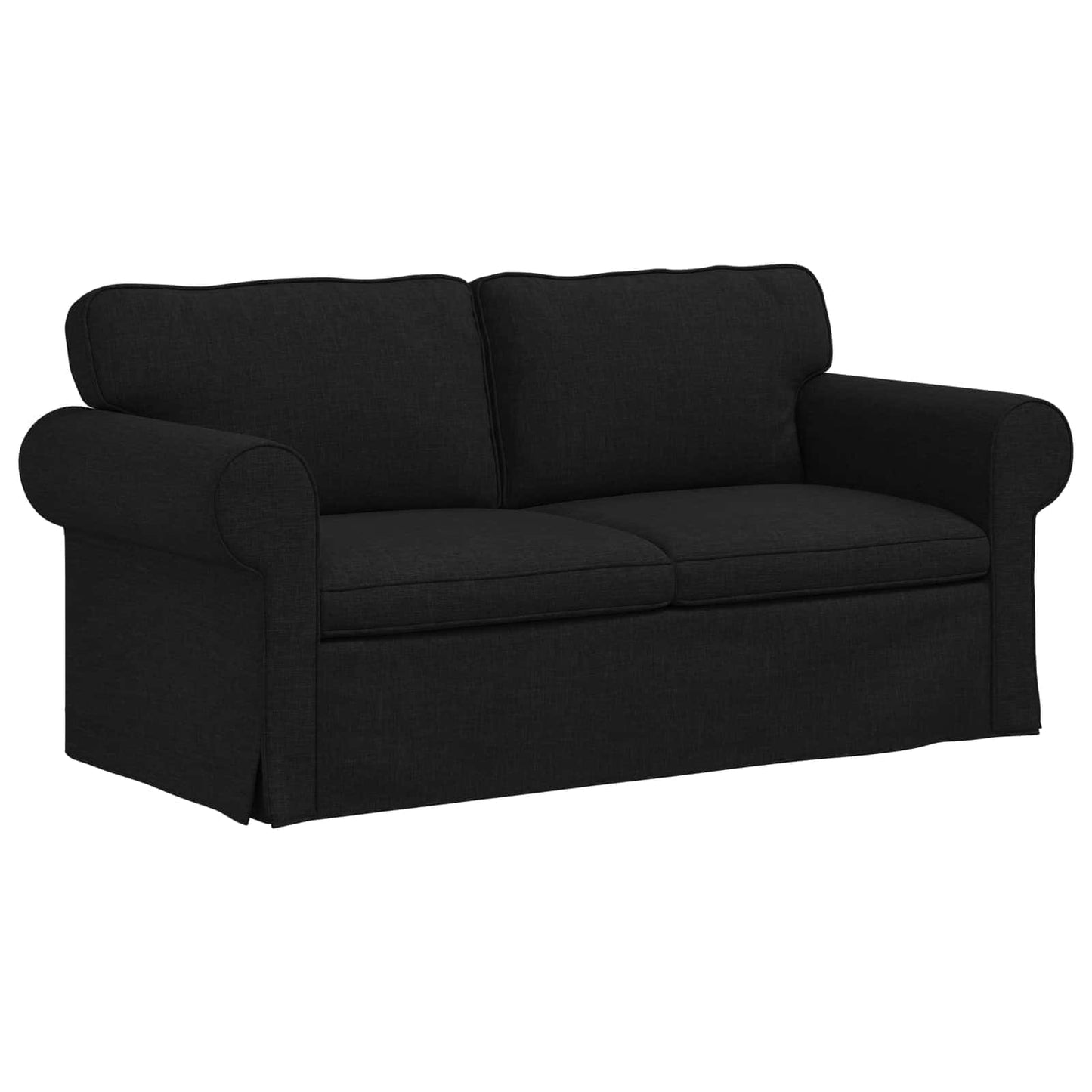vidaXL Καναπές Μαύρο 175 x 82 x 80 εκ ύφασμα