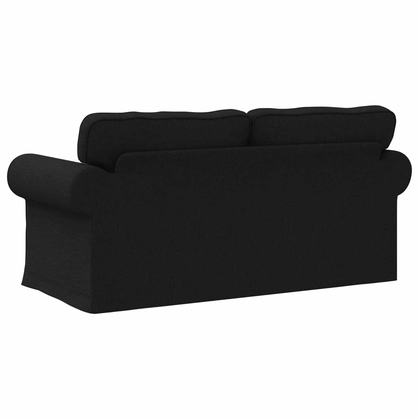 vidaXL Καναπές Μαύρο 175 x 82 x 80 εκ ύφασμα