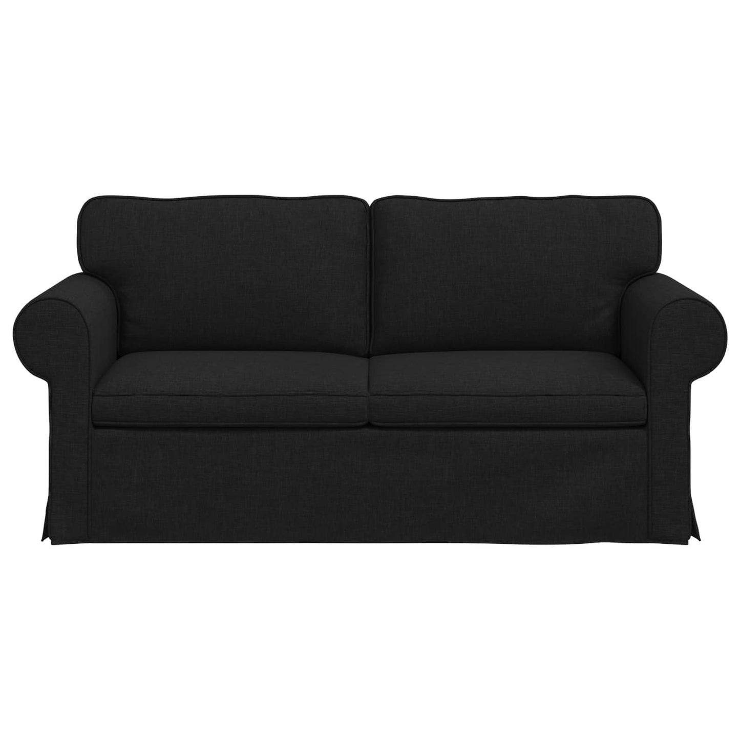 vidaXL Καναπές Μαύρο 175 x 82 x 80 εκ ύφασμα