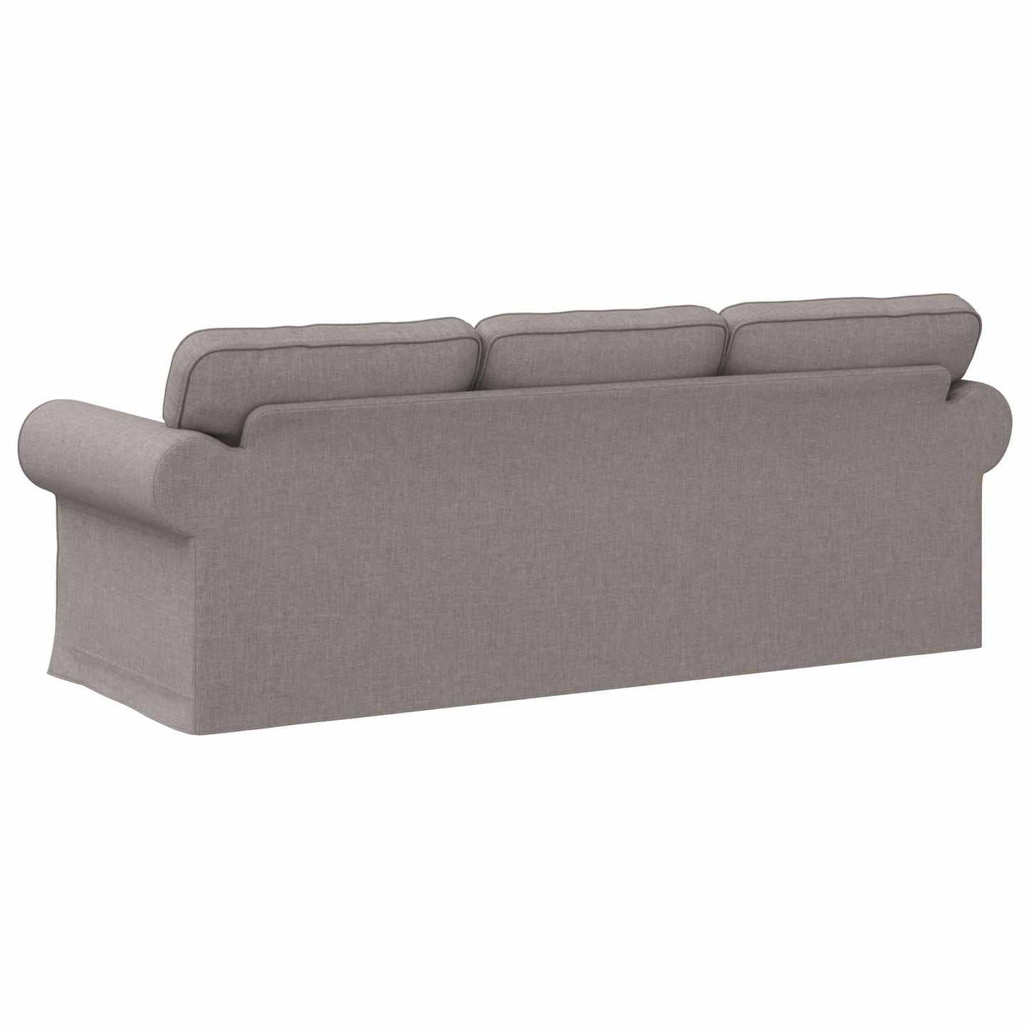 vidaXL Καναπές Taupe 215 x 82 x 80 εκ ύφασμα