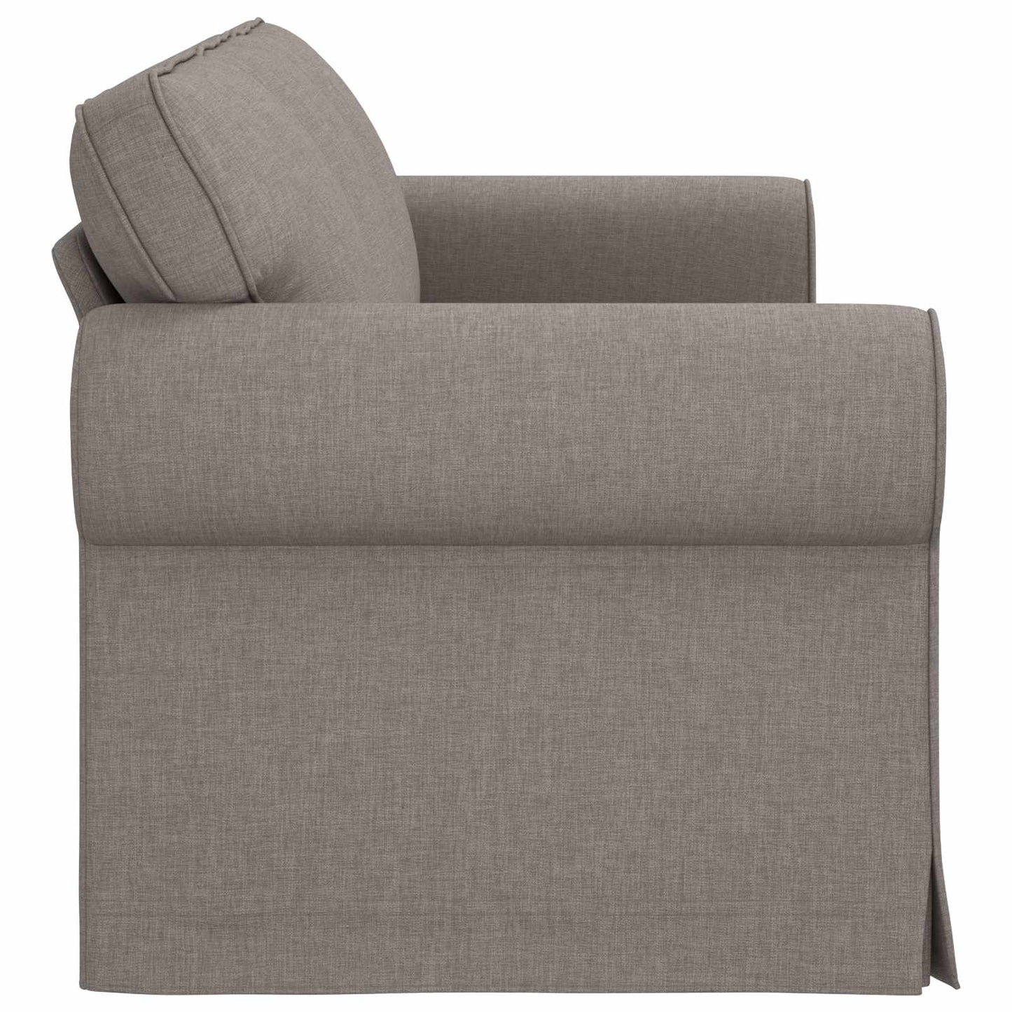 vidaXL Καναπές Taupe 215 x 82 x 80 εκ ύφασμα